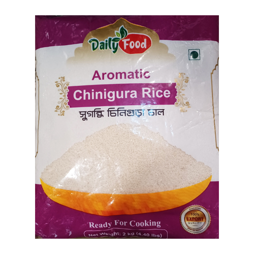 Daily Food Aromatic Chinigura Rice- Shugondi Cinigura cal- Aromatischer Chinigura-Reis thumbnail 1